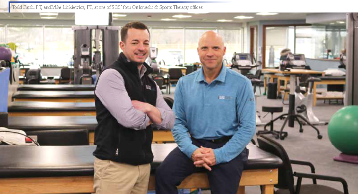 Todd Cardi and Mike Link at East Syracuse SOS Physical Therapy Office