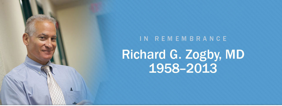 in remembrance richard g zogby md 1958 to 2013 from syracuse orthopedic specialists