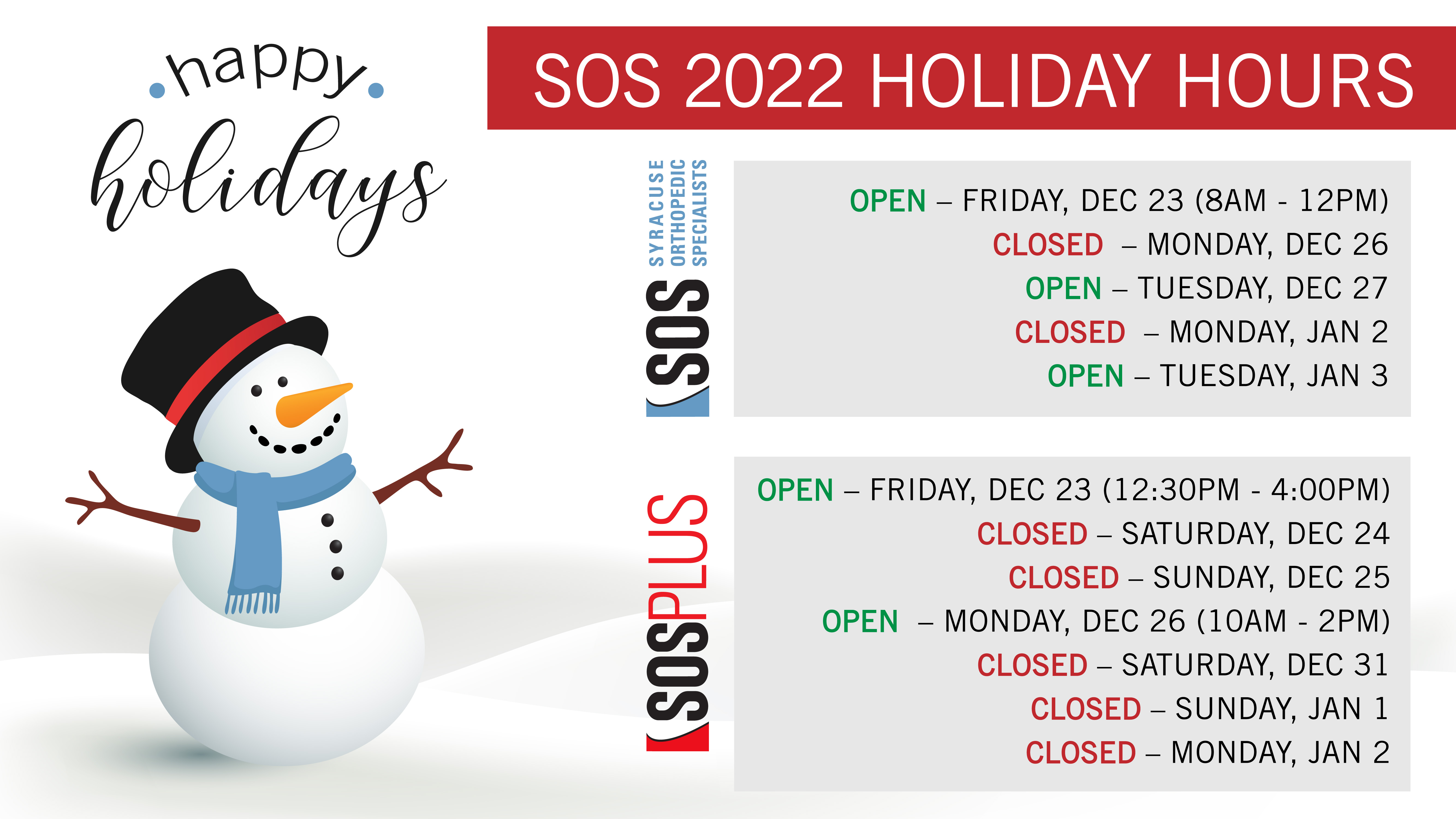 2022 Holiday Hours_Updated