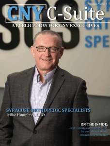 CNY C-Suite Magazine Features SOS CEO Michael Humphrey