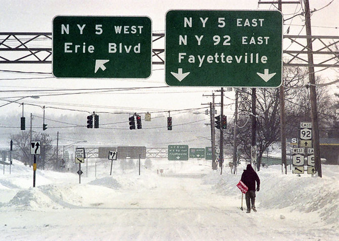 Blizzard of '93 photo taken by Syracuse.com