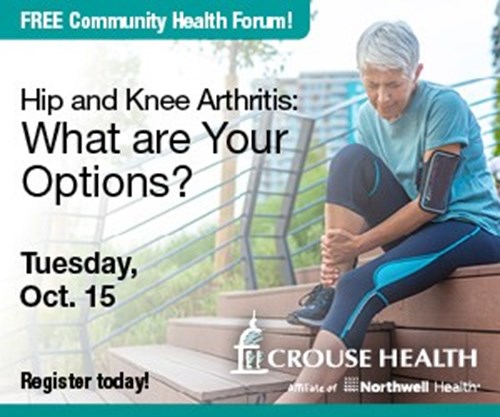 Free Community Health Forum - Hip and Knee Pain: What are Your Options?