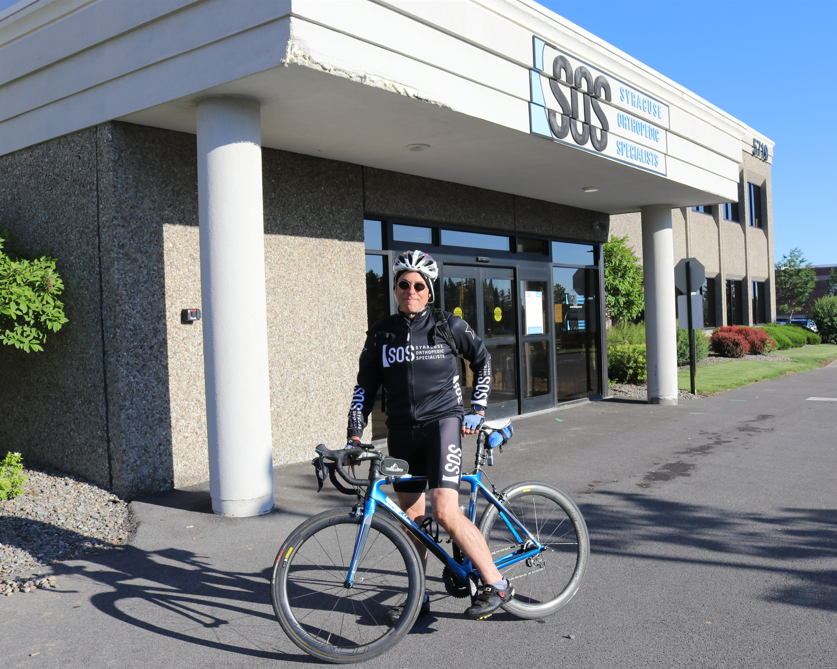 Dan Wnorowski Cycling To Work at SOS