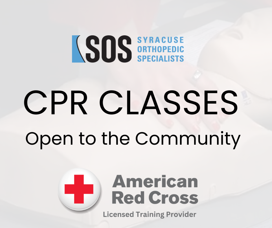 CPR Classes - Open to the Community - American Red Cross Licensed Provider - In Person Classes Syracuse