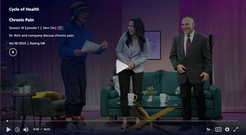 Patnella featured on WCNY Cycle of Health - Chronic Back Pain Show