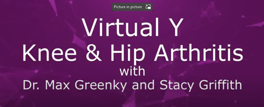 Virtual Y Knee and Hip Arthritis Talk